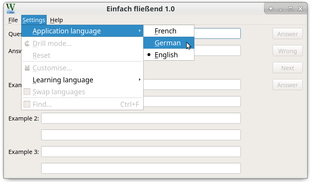 C++ Qt application